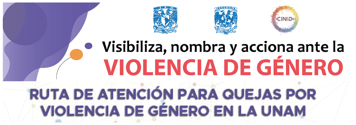 Ruta de atención para casos de violecia de género de la UNAM