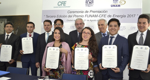 Premio FUNAM-CFE de Energía 2017