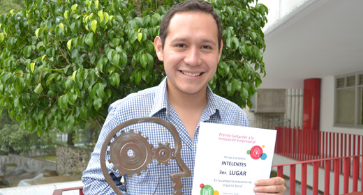 Premio Santander a profesor de la FI