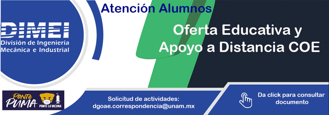 Oferta Educativa y apoyo a Distancia COE
