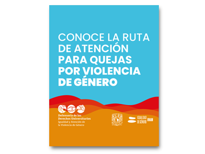 Ruta de atención de casos para quejas por violencia de género en la UNAM