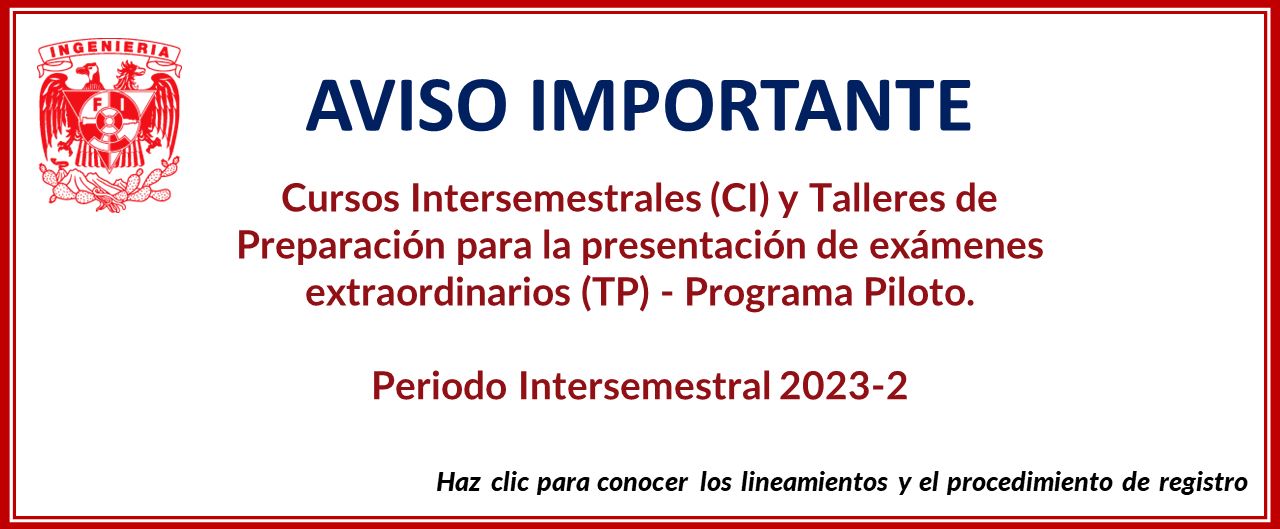 Cursos intersemestrales