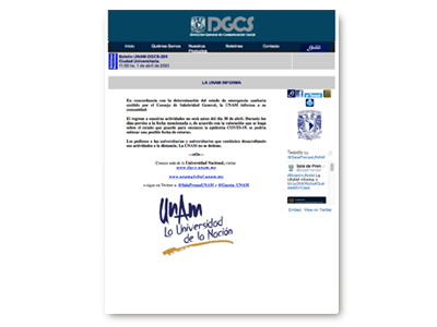 Boletín UNAM-DGCS-285