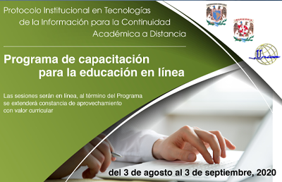 Programa de capacitación para la educación en línea